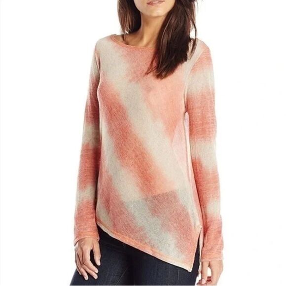 Prana Coral Ombre Lightweight Knit Sweater Size Medium - Picture 1 of 13